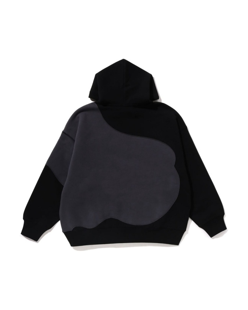 Sweatshirt Bape Head Patch Pullover Hoodie Noir Homme | VCT-20936299